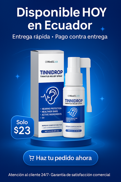 TinniDrop Ear Relief - “Solo quiero dormir tranquilo otra vez.”