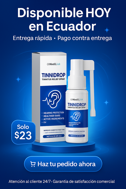 TinniDrop Ear Relief - “Solo quiero dormir tranquilo otra vez.”