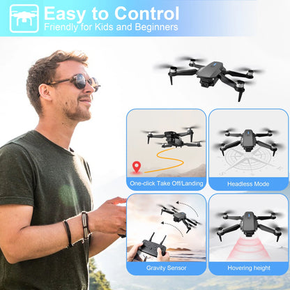 Dron E88. “¿Listo para dominar el cielo? 🌤️ Consigue tu Dron E88 y empieza a grabar desde las alturas.”