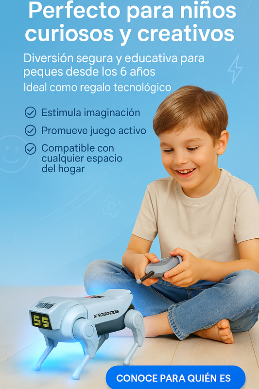RoboDog RC™ – El Perro Robot Interactivo