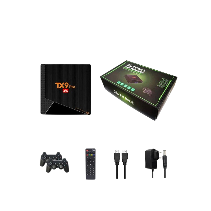 TX9 PRO Gamer Box 6K Ultra HD , Recomendado: TX9 PRO Gamer Box — transmite potencia, profesionalismo y tecnología.