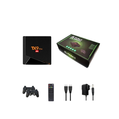 TX9 PRO Gamer Box 6K Ultra HD , Recomendado: TX9 PRO Gamer Box — transmite potencia, profesionalismo y tecnología.